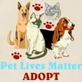 thumbnail image 3 of CafePress - Pet Lives Matter Adopt Tote Bag - Unisex Canvas Tote Bag, Beige, 1-Piece, 3 of 8