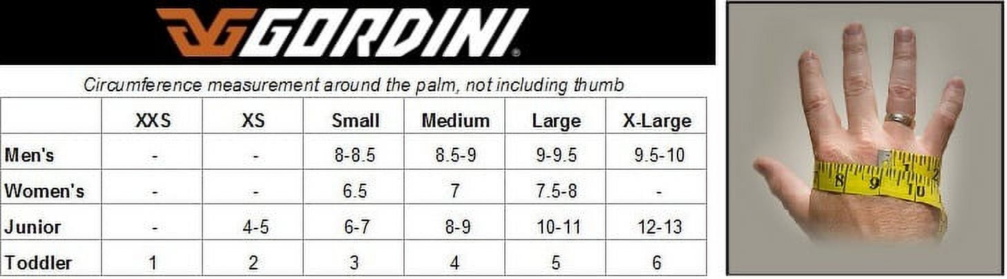 Gordini Junior KIDS Waterproof Ultra Dri-Max Gauntlet Ski / Winter Gloves, Black