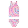 thumbnail image 3 of Miaoju Girls' Tankini Summer Rash Guard Bathing Suits Two Piece Cross Straps Swimsuit with Shorts 2-14 Years, 3 of 4