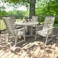 thumbnail image 3 of Highwood Furniture Weatherly 5pc Round Dining Set, 3 of 9