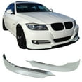 thumbnail image 3 of Ikon Motorsports Compatible with 09-12 E90 Front Bumper Lip Splitter 2PCS Painted Titanium Silver Metallic, 3 of 6