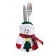 thumbnail image 5 of Monstrate 1/3/6 Uds. Adornos navideños muñeco de nieve cocina vajilla titular bolsa fiesta regalo ornamento adornos navideños para la del No.01 2piezas, 5 of 6