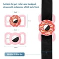 thumbnail image 5 of Airtag Pet Collar Holder for Cats Dogs, 2 Pack GPS Tracker Cat Collar Holder, Doughnuts Shape Air Tag Holder Accessories for Dog Collar, Compatible with 0.8-1IN Pet Cat Dog Collars, 5 of 5