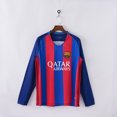 thumbnail image 1 of 2016-17 Barcelona Home Long Sleeve.. Classic Football Jersey, 1 of 2