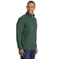 thumbnail image 4 of Sport-Tek Tall Sport Wick Stretch 1/2 Zip Pullover-3XLT (Forest Green), 4 of 6
