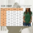 thumbnail image 2 of TEMOFON Womens Tops Summer Crewneck Tshirts Striped Short Sleeve Blouse Loose Casual Tunic Tops Green Tees 2025, 2 of 6