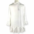 thumbnail image 5 of Women's Top Ruffled Eyelet 3/4 Sleeve Top Blouses, 5 of 11