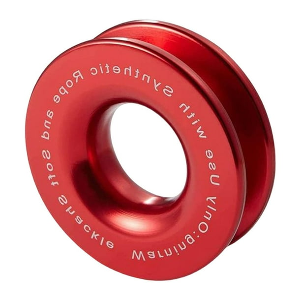 Anillo de recuperación de coche Riwesomey grillete de cabrestante de remolque 55000 lbs para camión SUV