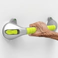 thumbnail image 4 of SAFETY+BEAUTY 2-Pack 12in Suction Bath Grab Bar with Indicators, Balance Assist Bathroom Shower Handles, Silver/Yellow, 4 of 6