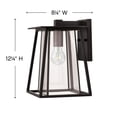 thumbnail image 2 of Hinkley Lighting - Outdoor - Walker - One Light Small Outdoor Wall Mount in, 2 of 3