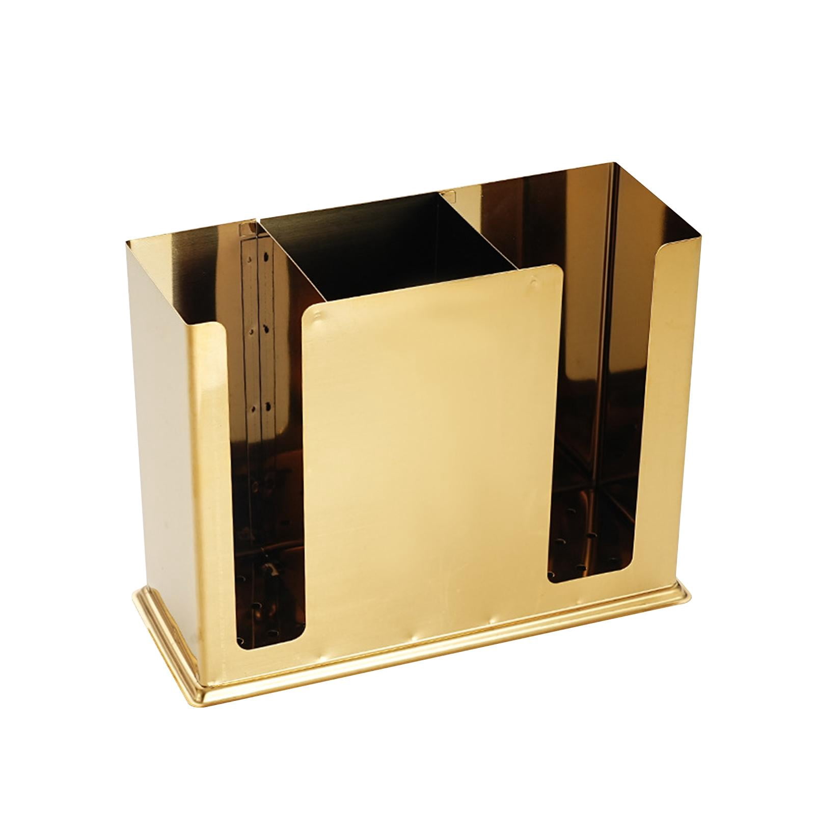 Fiocias Cutlery Storage Organizer Kitchen Utensil Holder Draining Chopstick Cage Utensil Gold