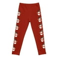 thumbnail image 5 of XEGLSBU Girls Leggings 5T White Solid Color Dance Nine Leggings for Kids Girls Leggings 5T Cotton 6-Red Size 7-8 Years, 5 of 5
