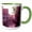 Green/White, variant on 3drose, Venice Canal in the Twilight Light with Gondolas, 11oz Magic Transforming Mug