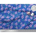 thumbnail image 3 of Soimoi Rayon Fabric Leaves & Flower Floral Print Fabric by The Yard 42 Inch Wide, 3 of 3