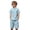 Light Blue, variant on Arshiner Boy's 2 Pieces Summer Shorts Outfits Linen Set Casual Henley Shirts Short Sleeve Top and Short