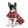 thumbnail image 2 of HDE Dog Raincoat Hooded Slicker Poncho for Small to X-Large Dogs and Puppies Plaid M, 2 of 7