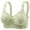 Light Green, variant on Women's New Underwear Thin Soft Sag No Underwire Retraction Full Cup Bra Light Pink 42