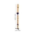 thumbnail image 3 of 1 Set Musical Instrument Recorder Beginner Soprano Recorder 8-hole Recorder Flute for Kids, 3 of 8
