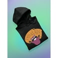 thumbnail image 3 of Proud Ally Happy Racoon Hoodie Women -Smartprints Designs, Female 3X-Large, 3 of 4