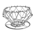 thumbnail image 3 of jesticaly Goutteur à Café Pliable en Acier Inoxydable Support de Rangement Filtre Cône Réutilisable Décoration Argent 1Ensemble, 3 of 6
