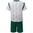 thumbnail image 6 of iixpin Kids Boys Girls Athletic Tracksuit Basketball Jersey Soccer Training Outfit Short Sleeve Green 140, 6 of 7