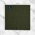 thumbnail image 2 of Linteum Textile 100% Cotton Premium Washcloths, 12x12 Inches [Pack of 24] Army Green, 2 of 6