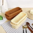 thumbnail image 3 of Cesta Tejida de Mimbre, Cesta de Almacenamiento de Cubiertos, Soporte para Palillos, Cucharas, Tenedor, Caja de Almacenamiento, Contenedor, Organizador de Vajilla A, 3 of 5