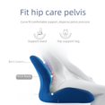 thumbnail image 2 of Almohada de espuma viscoelástica para las cuatro estaciones para la oficina, para mujeres embarazadas, para la cintura, cojín para asiento unido, cojín para asiento ventilado para automóvil, cojín, 2 of 4