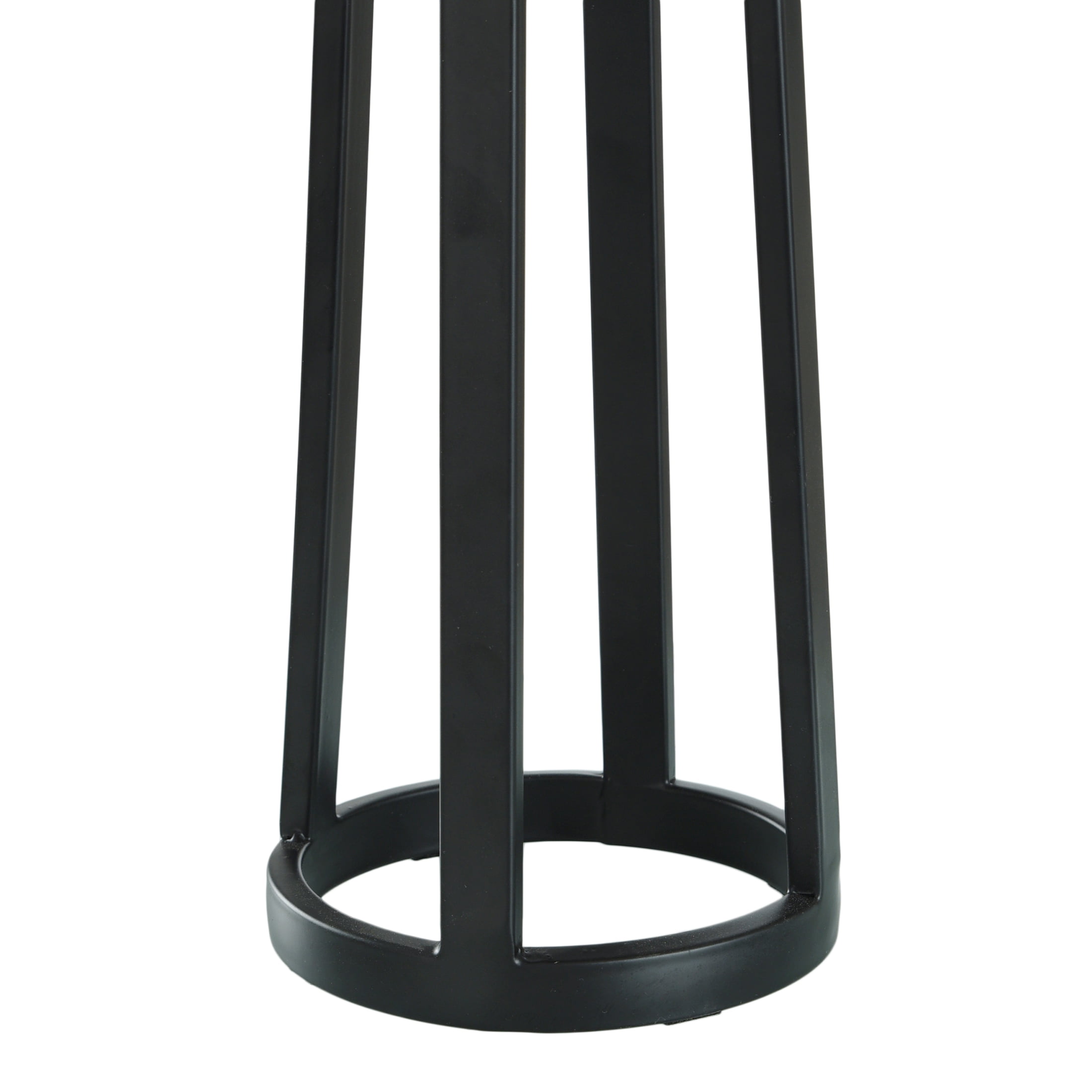 Better Homes & Gardens Modern Matte Black Table Lamp with Classic Drum Shade