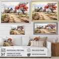 thumbnail image 4 of Designart "Farmstead horizon I" Landscapes Floater Framed Wall Decor, 4 of 7