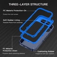 thumbnail image 2 of Petocase for Google Pixel 9A Case,Shockproof Dust/Drop Proof 3-Layer Protection [Without Screen Protector] Rugged Heavy Duty Cover Case for Google Pixel 9A,Navy Blue, 2 of 7