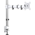 thumbnail image 1 of TEMOGU-Single LCD LED Monitor Mount Stand with Adjustable Arm for 13"-32" Monitor with Desk Clamp and Grommet Mounting Options in The Box - SA-D28-White, 1 of 4