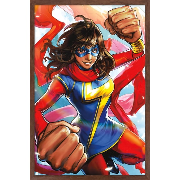 Marvel Comics - Ms. Marvel - Magnificent Ms. Marvel #3 Wall Poster, 22.375" x 34", Framed
