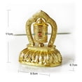 thumbnail image 5 of TISHITA Fengshui Buddhist Prayer Wheel Car Dashboard Table Ornaments Religious Scripture, 5 of 5