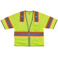 thumbnail image 3 of Ergodyne GloWearÂ® 8346Z Two-Tone Hi-Vis Class 3 Surveyor Vest, Lime, 4XL/5XL, 3 of 4