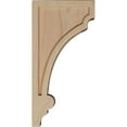 thumbnail image 3 of Ekena Millwork 3 1/4"W x 4"D x 8"H Diane Recessed Wood Corbel, Cherry, 3 of 4