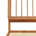 thumbnail image 4 of Pemberly Row Mid-Century Solid Wood King Size Bed with Slat-Back in Caramel, 4 of 11