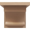 thumbnail image 2 of 5"W x 5"D x 5"H Wide Alma Rough Cedar Woodgrain TimberThane Corbel, Primed Tan, 2 of 6