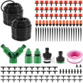 thumbnail image 1 of Auto Drip Irrigation System Kit Automatic Micro Drip Watering System Adjustable Self Watering System Garden Plant Watering Devices for Greenhouse Garden Lawn Flower Bed, 1 of 10