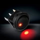 thumbnail image 3 of 20A 12V 3 Pines Coche Auto Barco Encendido Apagado Punto LED Interruptor Basculante () Rojo, 3 of 5