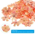 thumbnail image 4 of Uxcell Fake Flower Heads Faux Flower Bulk Mini Artificial Silk Flowers Embellishments Orange 30 Pcs, 4 of 7