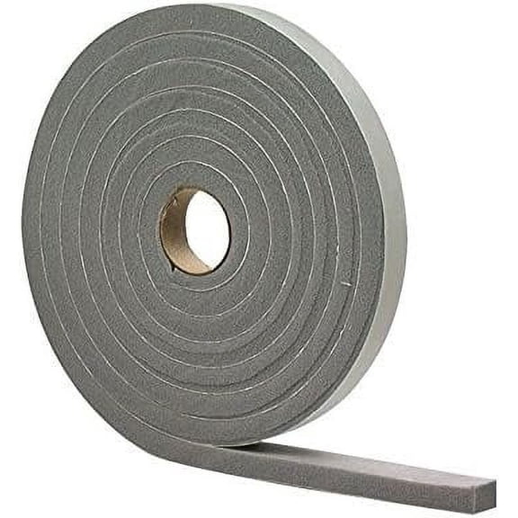 M-D Building Products 02279 Foam Weatherstrip 1/2 Inch Thickness, Gray