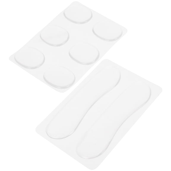 Soimiss Silicone Drum Dampeners Gel Pads Transparent Self Adhesive Drum Mute Pads for Vibration Control