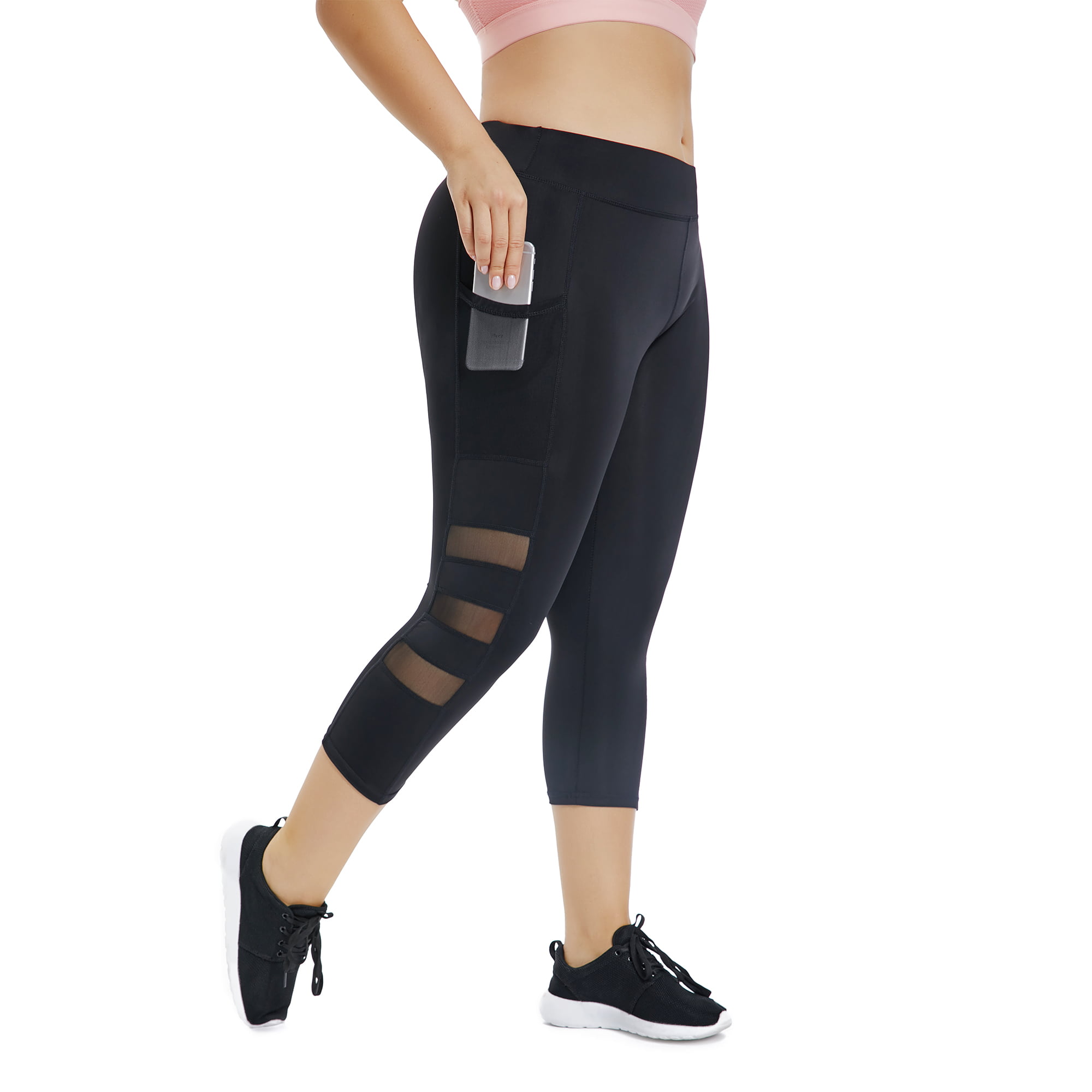 Joyshaper Leggings with Pockets for Women Workout Yoga Pants High Waist Capri Leggings Gym Tights