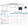 thumbnail image 5 of Single Sphere Rubber Expansion Joint 150# Flanged Size (Flange ID x Overall Length), 5 of 5