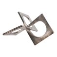 thumbnail image 1 of METAL 9" LINKED SQUARE DECOR, SILVER, 1 of 1