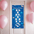 thumbnail image 7 of Blue Happy Birthday Banner with Balloon Star Elements Backdrop Party Supplies for Birthday Party Photography Props Decors Celebration Events, 7 of 7