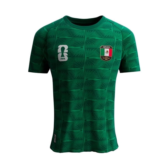 Playera Fexpro FIFA Fifa Jersey Host country verde escudo México Talla CH