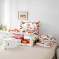 thumbnail image 5 of Feelyou Christmas Gift Twin Bedding Sets 7-Piece, Funny Nutcracker Bedding Comforter Set, Western Festival Reversible Sheet Sets, Microfiber Bedroom Decor, 5 of 7