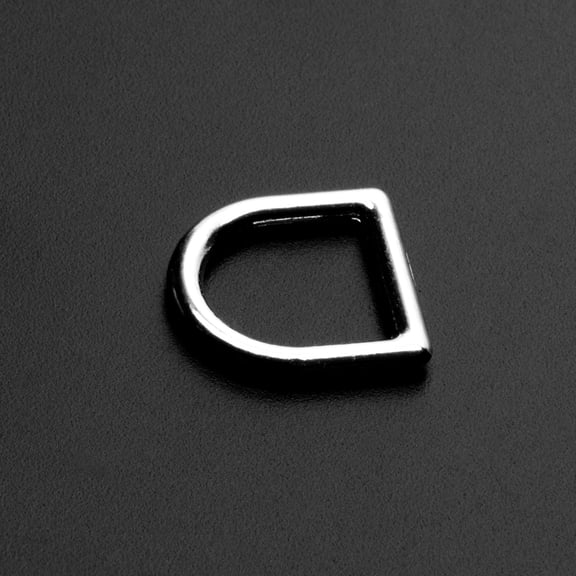 25 - Country Brook Design® 3/8 inch Die Cast Square Bottom D-Rings